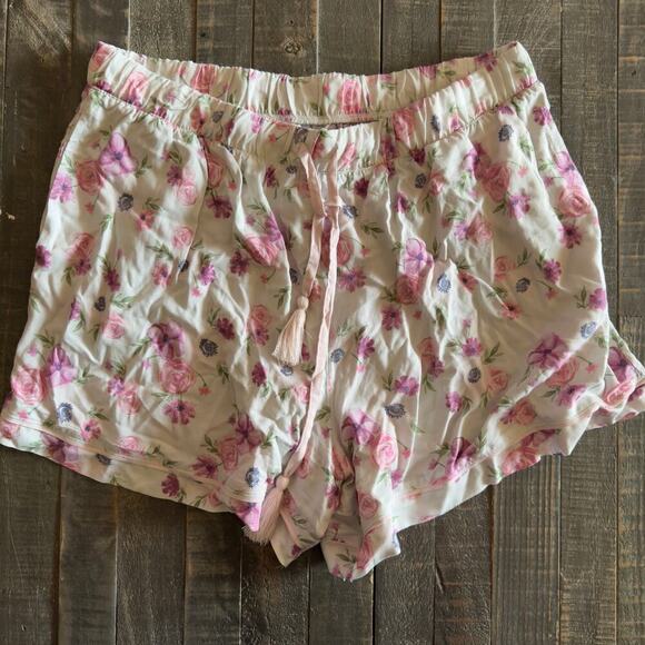 Jaclyn Intimates Floral 2-Piece Pajama Short Set 1X - Picture 6 of 8